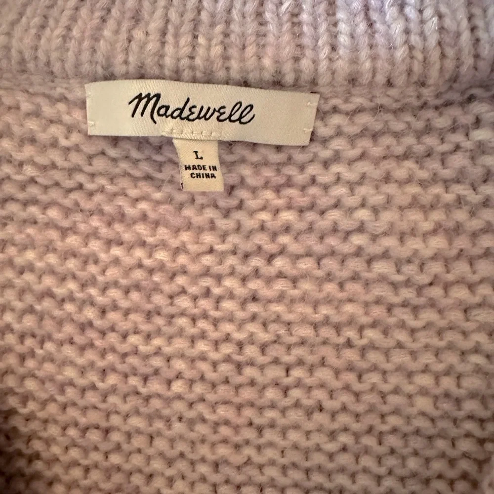 Madewell Fringe-Sleeve Pullover Sweater L - Picture 8 of 8